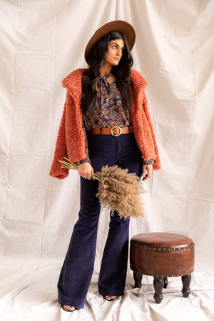 Southern Belle | Bell Bottoms (Navy) - PepperLilly