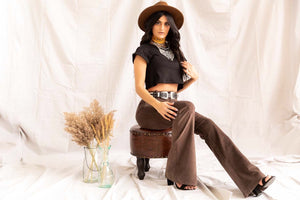 Southern Belle | Bell Bottoms (Chocolate) - PepperLilly