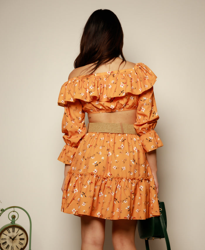 Dahlia | Floral Skirt Set - PepperLilly