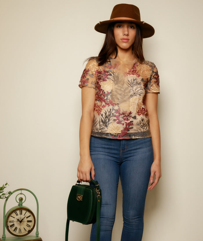 How To Style a Sheer Top - The Girl from Panama